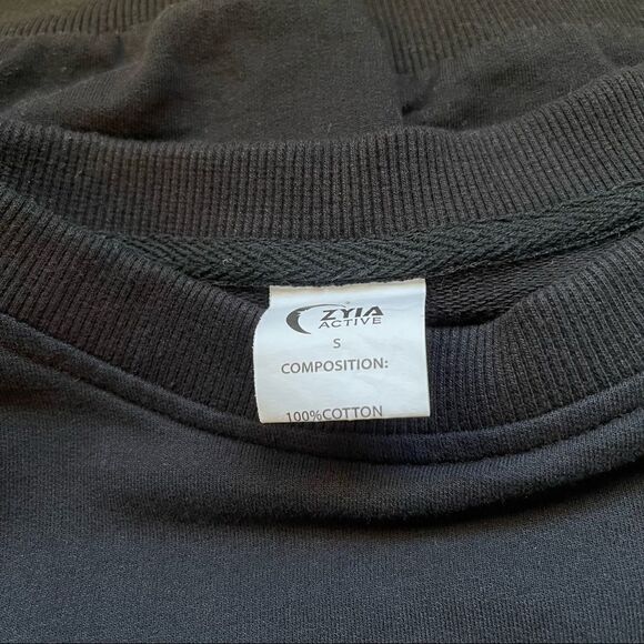 ZYIA Colour Block Cotton Sweatshirt Size Small - Picture 6 of 6